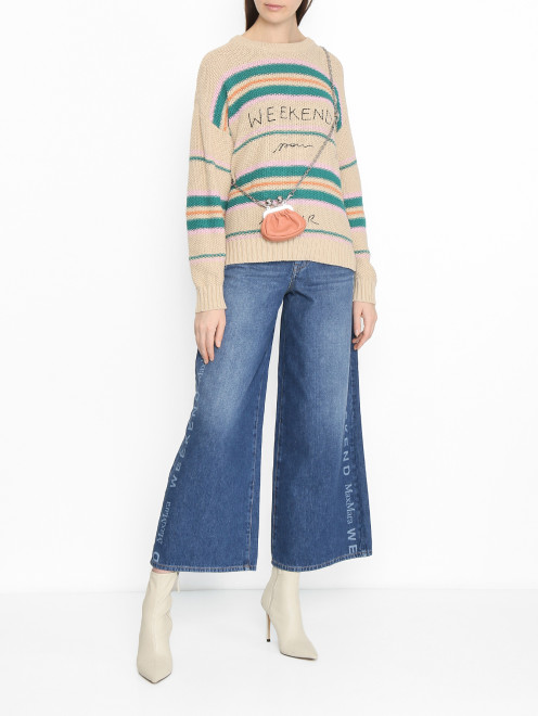 Сумка-брелок из кожи Weekend Max Mara - МодельОбщийВид