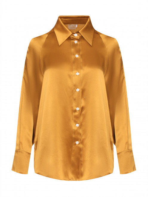 Рубашка однотонная из шелка De Moi - Общий вид