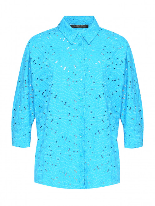 Рубашка с узором "Ришелье" с рукавом 3/4 Marina Rinaldi - Общий вид