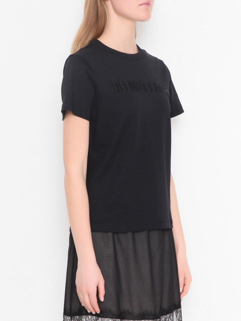 Футболка с логотипом Helmut Lang - МодельВерхНиз
