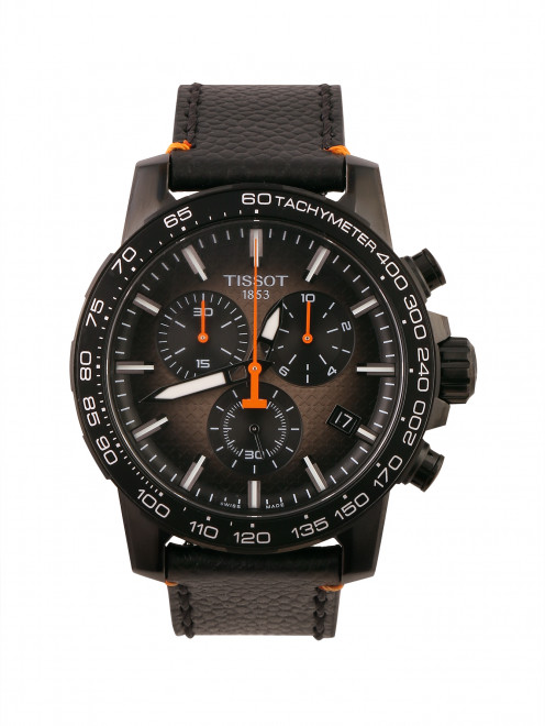 Часы кварцевые на ремне из телячьей кожи Tissot - Общий вид