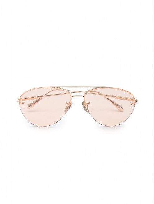 Солнцезащитные очки в металлической оправе Linda Farrow - Общий вид