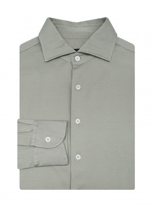 Трикотажная рубашка из хлопка LARDINI - Общий вид