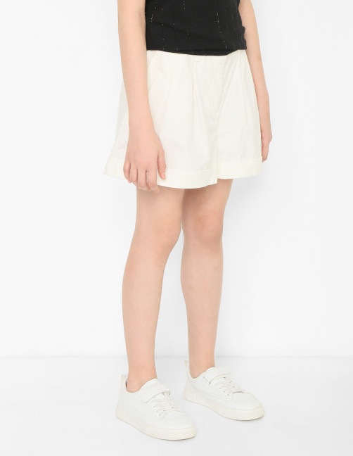 Шорты из хлопка с карманами Ermanno Scervino Junior - МодельВерхНиз