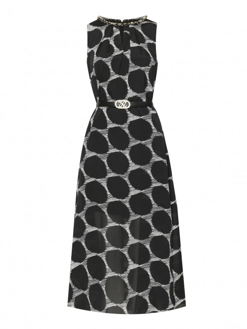 Платье-миди из шелка с узором Ellassay - Общий вид