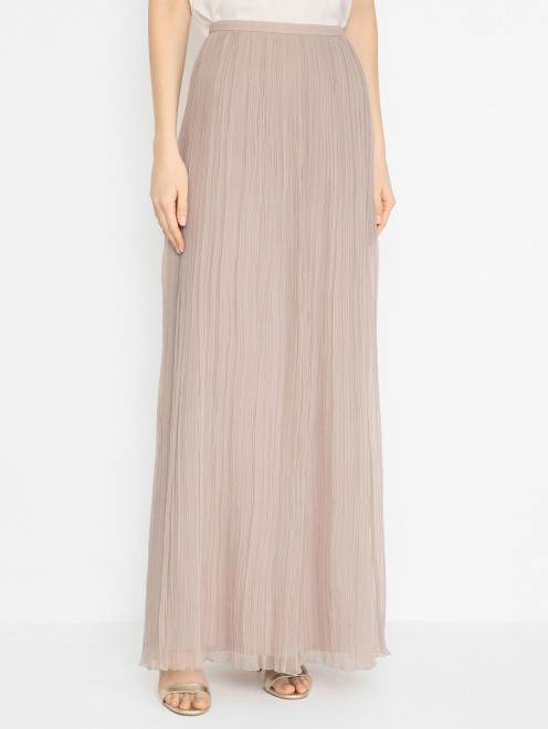 Юбка из жатого шелка Alberta Ferretti - МодельВерхНиз