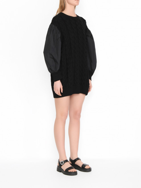 Платье трикотажное из шерсти Max Mara - МодельВерхНиз