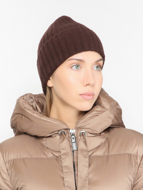 Шапка из шерсти с логотипом Weekend Max Mara - МодельОбщийВид