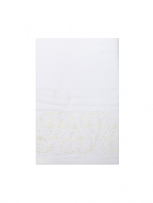 Пододеяльник из хлопка с вышивкой 240 x 260 Frette - Обтравка1