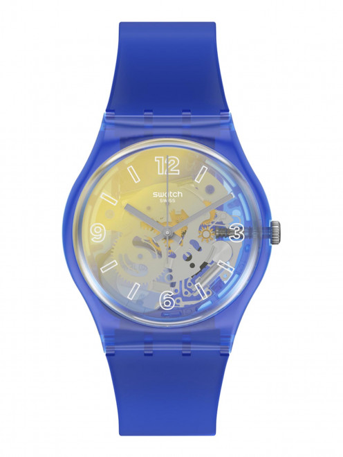 Часы Yellow Disco Fever Swatch - Общий вид