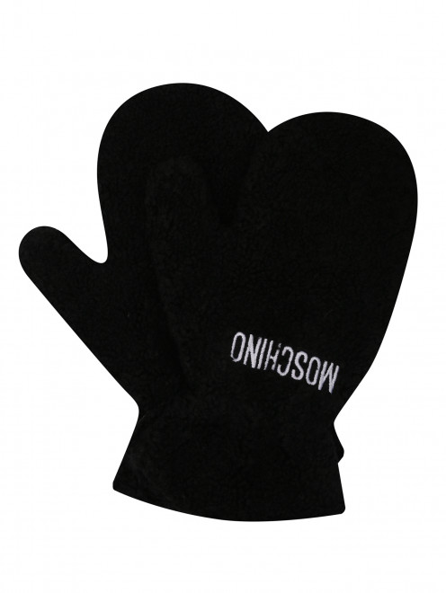 Варежки с вышитым логотипом Moschino - Общий вид