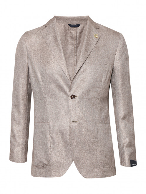 Пиджак из шелка с карманами Tombolini - Общий вид