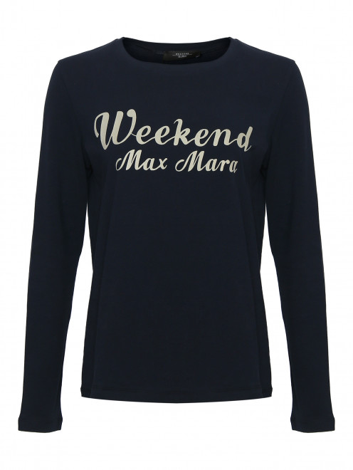 Лонгслив с логотипом Weekend Max Mara - Общий вид