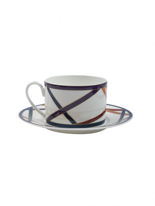 Чайная чашка с блюдцем из керамики Missoni - Обтравка1