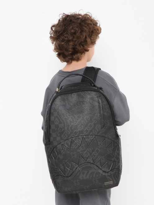 Комбинированный рюкзак с узором Sprayground - МодельВерхНиз
