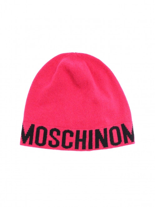 Шапка из смешанной шерсти с логотипом Moschino - Общий вид