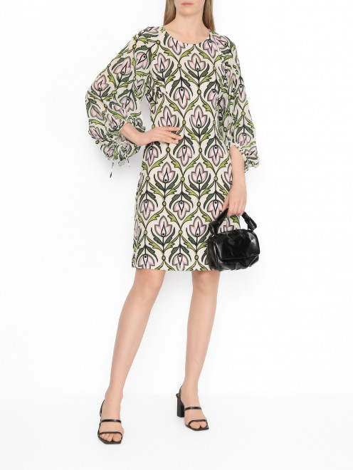 Платье-мини с узором Weekend Max Mara - МодельОбщийВид