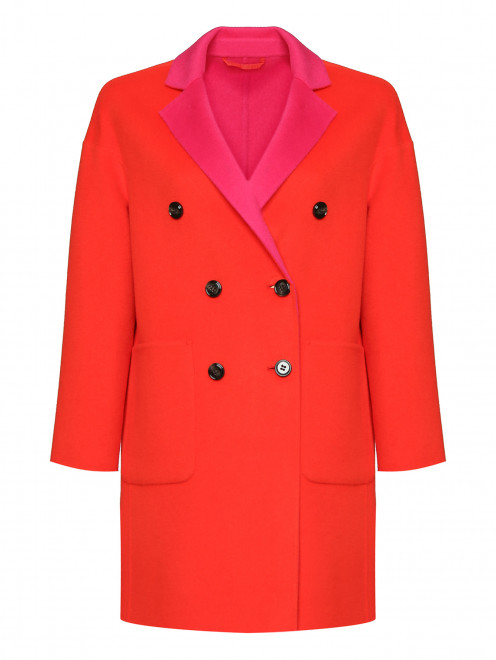 Пальто двубортное с контрастным воротником Max&Co - Общий вид