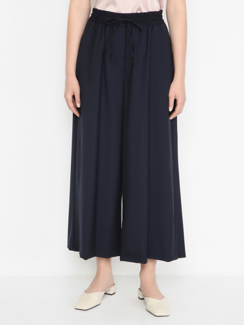 Укороченные брюки из шерсти Weekend Max Mara - МодельВерхНиз