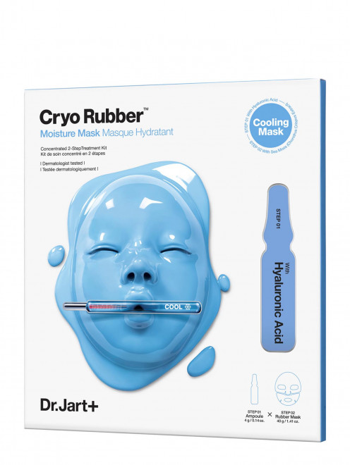 Увлажняющая альгинатная криомаска с гиалуроновой кислотой Cryo Rubber Moisture Mask, 4+40 г DR.Jart - Обтравка1