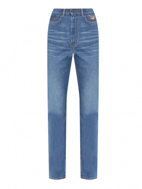 Прямые джинсы с вышивкой Weekend Max Mara - Общий вид