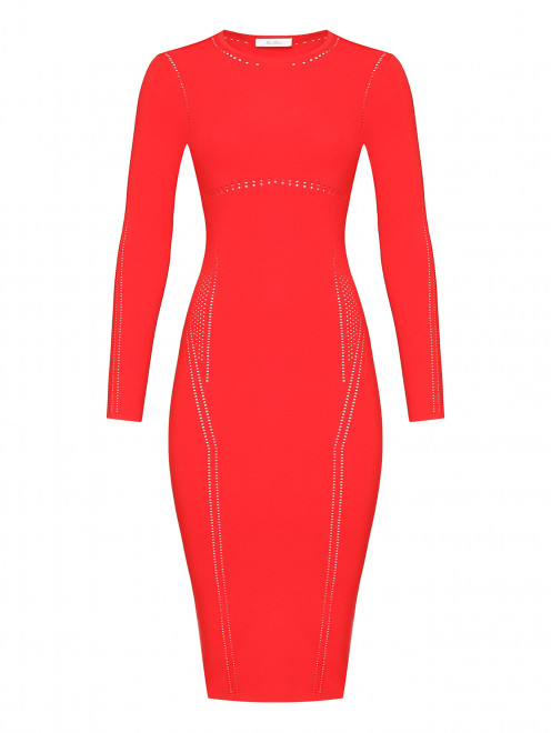 Трикотажное платье с перфорацией Max Mara - Общий вид