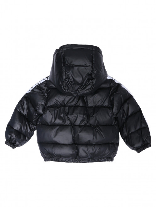 Утепленная куртка с лампасами Moschino - Обтравка1