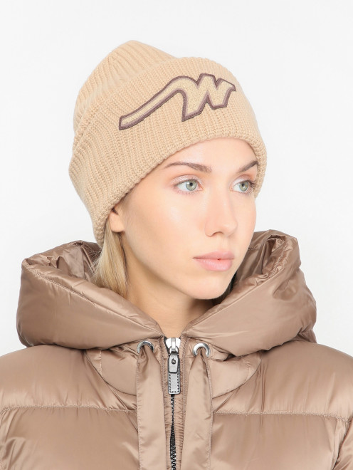 Шапка из шерсти с логотипом Weekend Max Mara - МодельОбщийВид