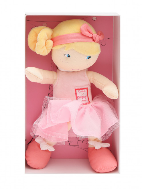 Кукла из текстиля в платье DouDou et Compagnie - Общий вид