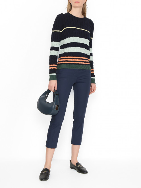 Узкие брюки из хлопка Weekend Max Mara - МодельОбщийВид