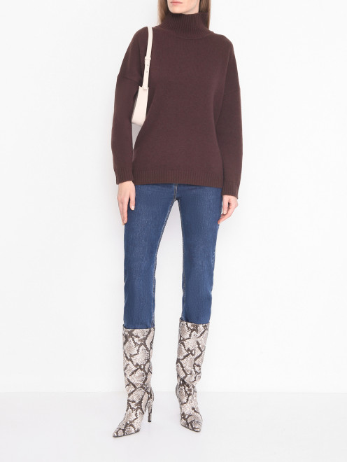 Свитер из шерсти свободного кроя Weekend Max Mara - МодельОбщийВид