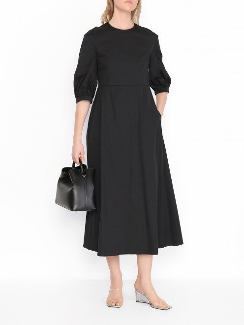 Платье-макси из хлопка Max Mara - МодельОбщийВид