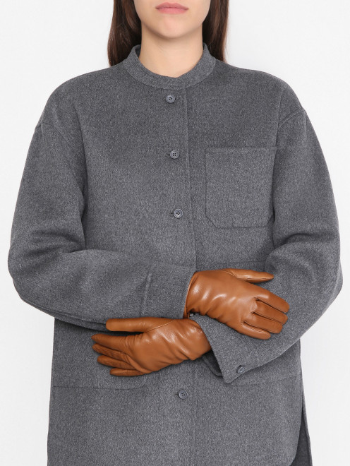 Перчатки из кожи  Max Mara - МодельОбщийВид