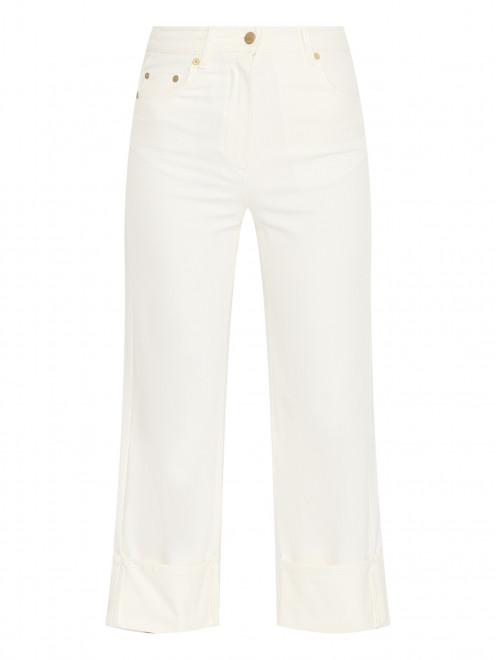 Однотонные джинсы из хлопка Max Mara - Общий вид