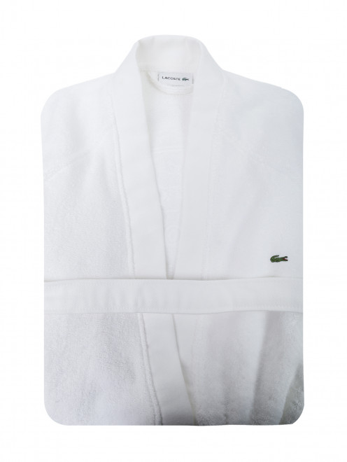 Халат из хлопка с карманами Lacoste - Общий вид