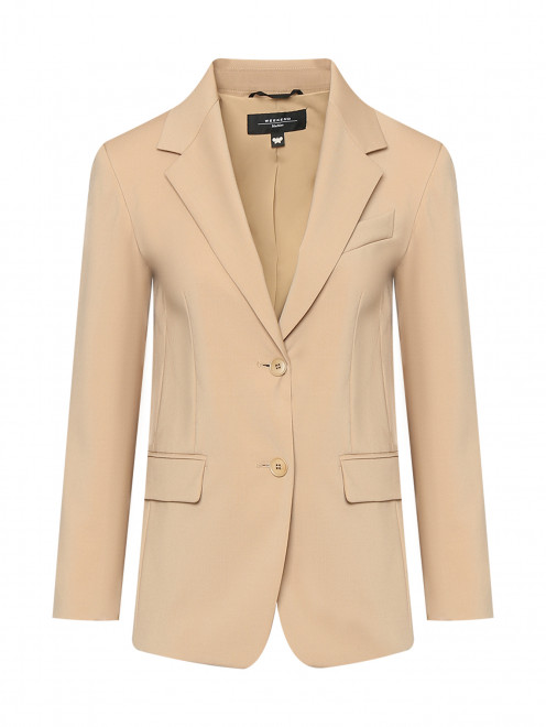 Жакет из шерсти на пуговицах Weekend Max Mara - Общий вид