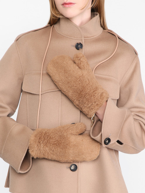 Варежки из шерсти и шелка Max Mara - МодельОбщийВид
