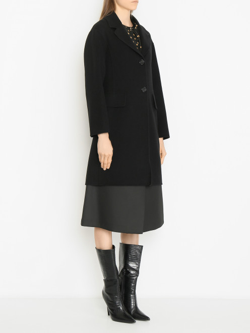 Пальто однобортное из шерсти Max Mara - МодельВерхНиз