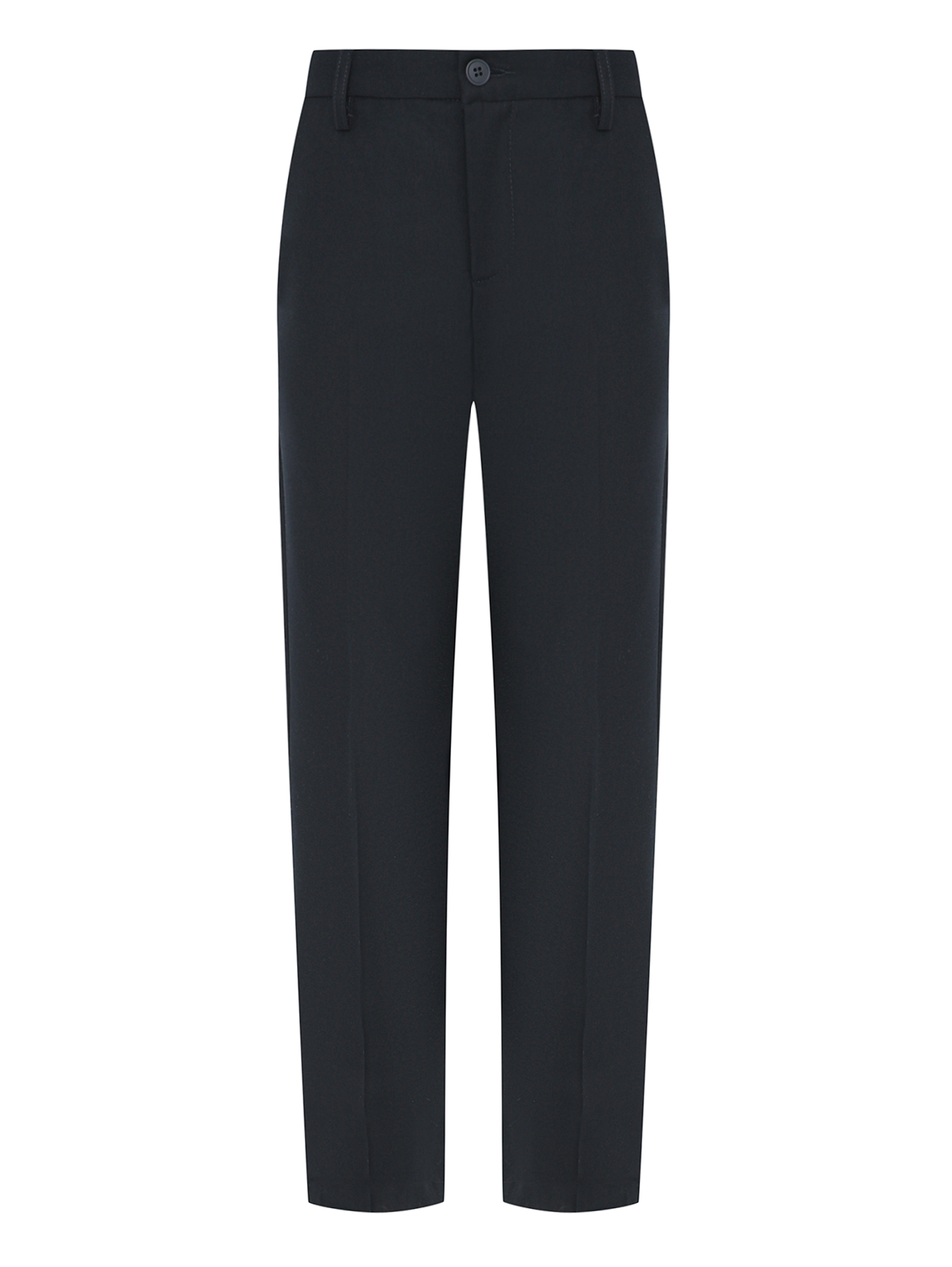 Брюки со стрелками и карманами