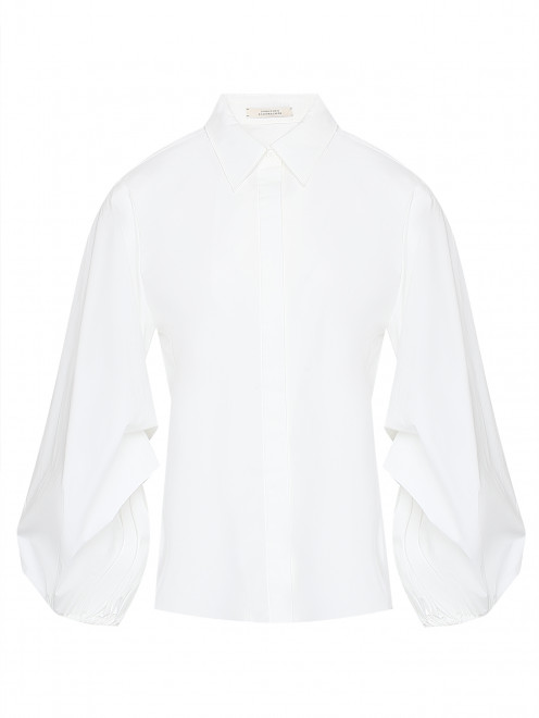 Рубашка из хлопка с объемными рукавами Dorothee Schumacher - Общий вид