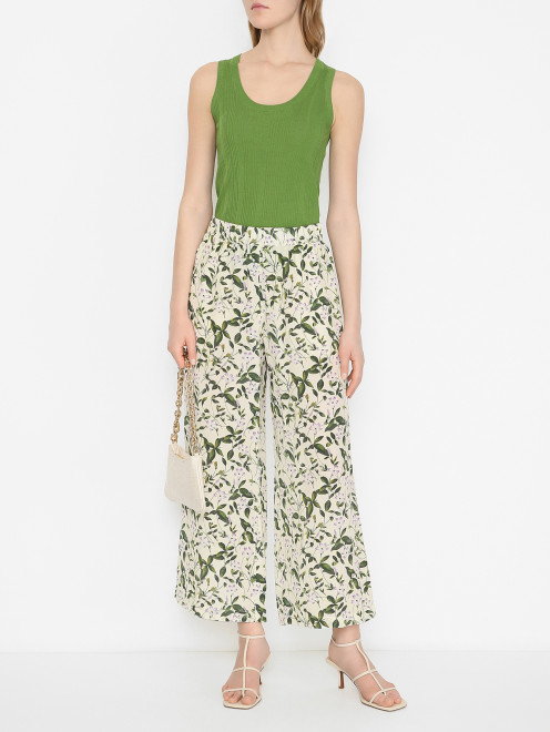 Трикотажный топ на широких бретелях Weekend Max Mara - МодельОбщийВид