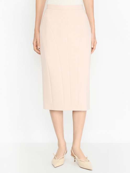 Юбка-карандаш с разрезом Max Mara - МодельВерхНиз