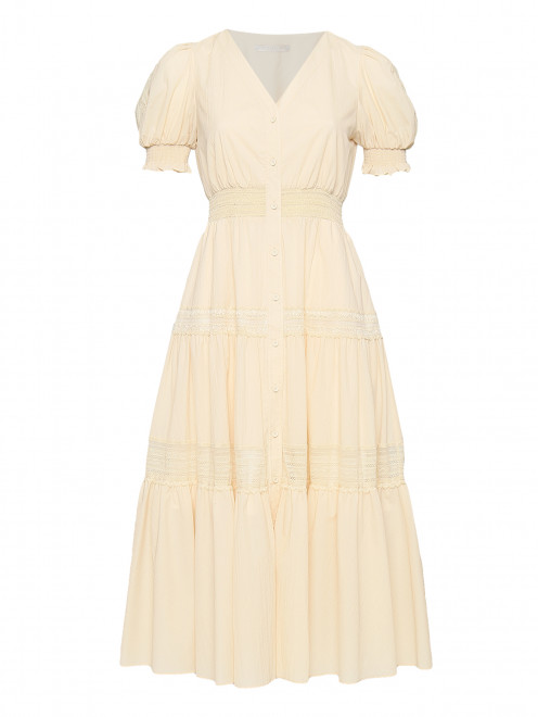 Платье-миди с кружевной отделкой Ellassay - Общий вид
