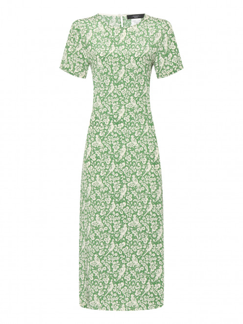 Платье из шелка с разрезами Weekend Max Mara - Общий вид