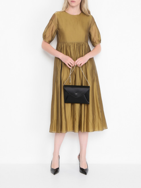 Сумка из текстиля на цепочке Max Mara - МодельОбщийВид