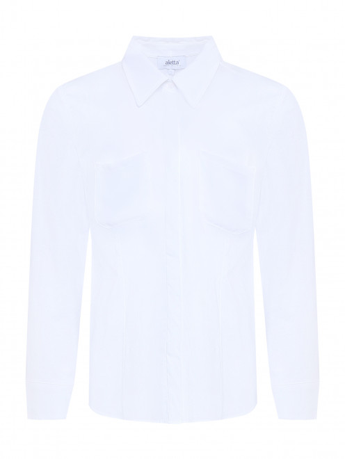 Блуза с накладными карманами Aletta Couture - Общий вид
