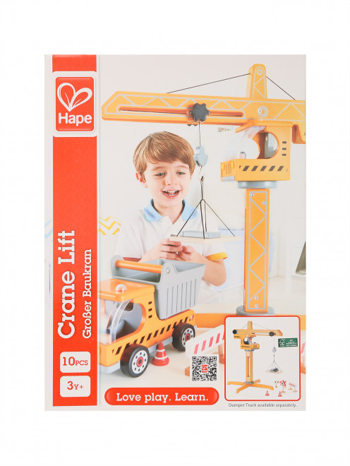 Игровой набор "Большой подъемный кран" Hape - Общий вид