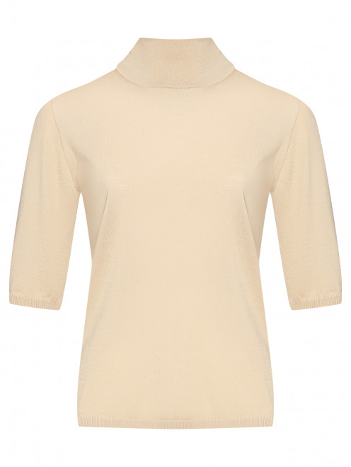 Водолазка из шерсти с короткими рукавами Max Mara - Общий вид