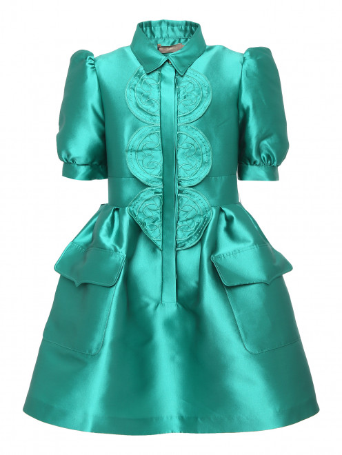 Платье с объемными рукавами и юбкой Elie Saab - Общий вид