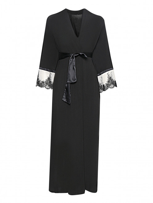 Халат с кружевной вышивкой на рукавах Ritratti - Общий вид
